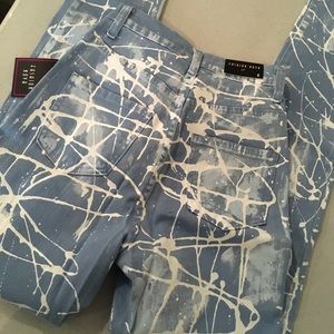 Paint splattered pants